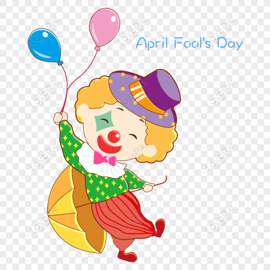 Hình ảnh April Fools Day Cartoon Cute Clown Mẫu Trang Trí PNG Miễn Phí Tải  Về - Lovepik