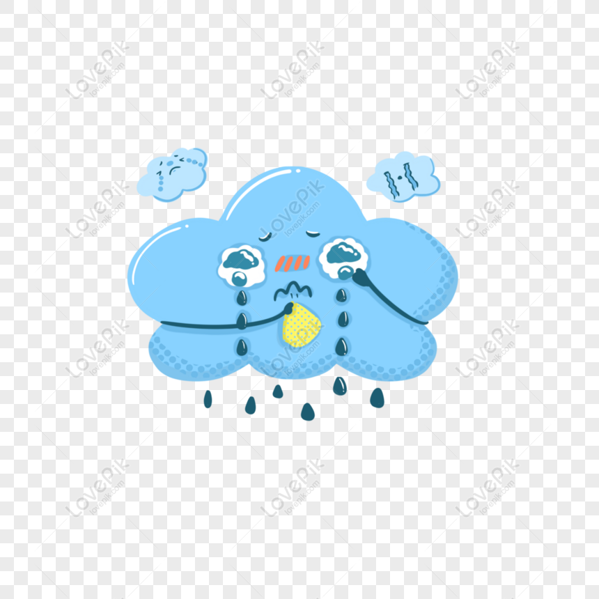 Gratis Tiempo El Tiempo De Dibujos Animados Nubes De Lluvia Azul Triste PNG  & PSD descarga de imagen _ talla 2000 × 2000px, ID 833590504 - Lovepik