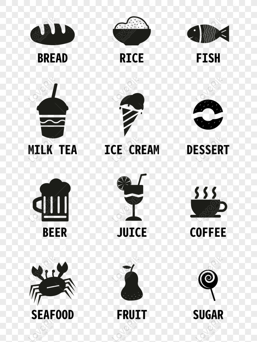 Free Minimalistic Black Catering Icon Food Drink Vector Element For C Png  White Transparent Png & Ai Image Download - Lovepik