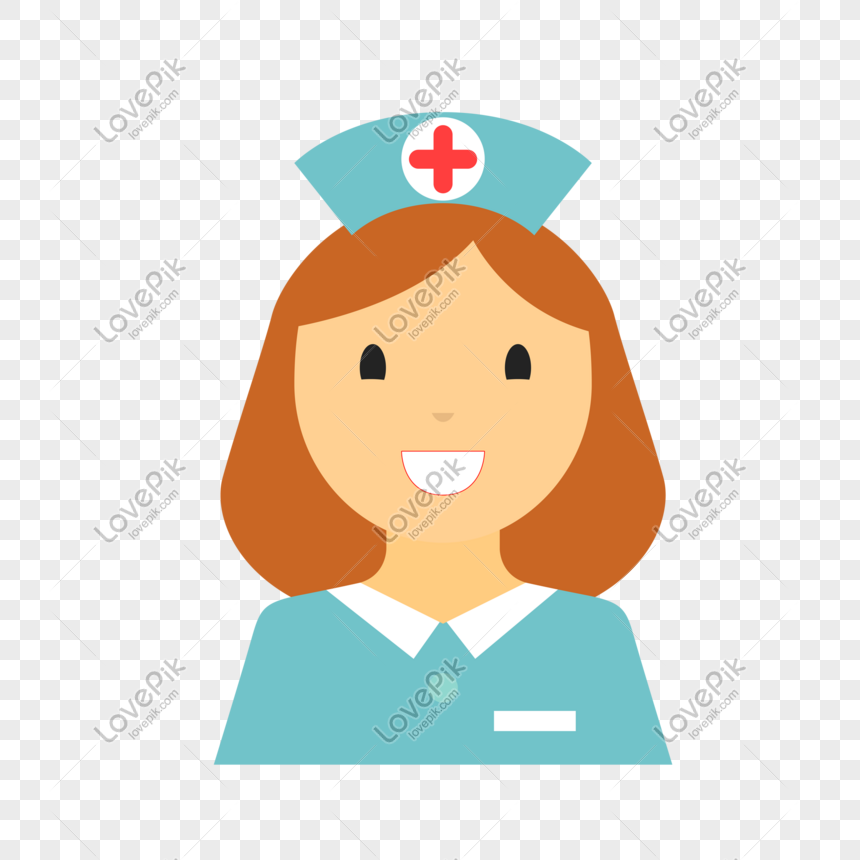 Enfermeira dos desenhos animados, Ilustração de pessoas