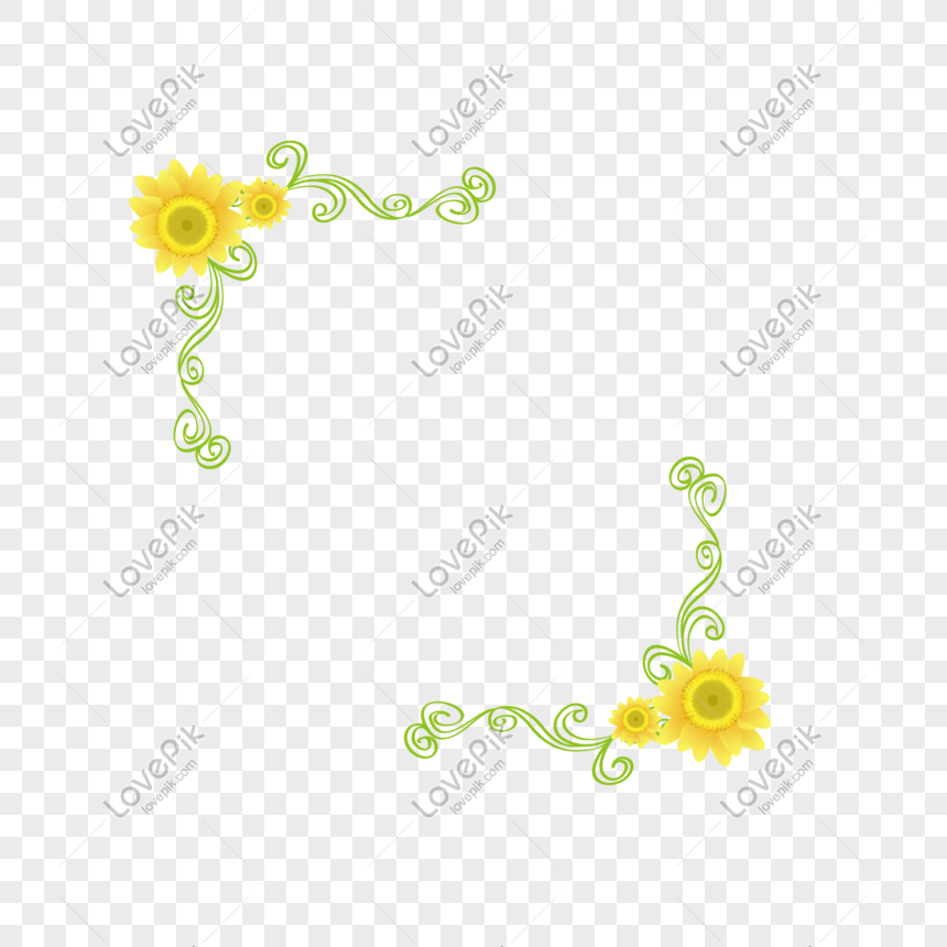 Free Vectors  Yellow green lace