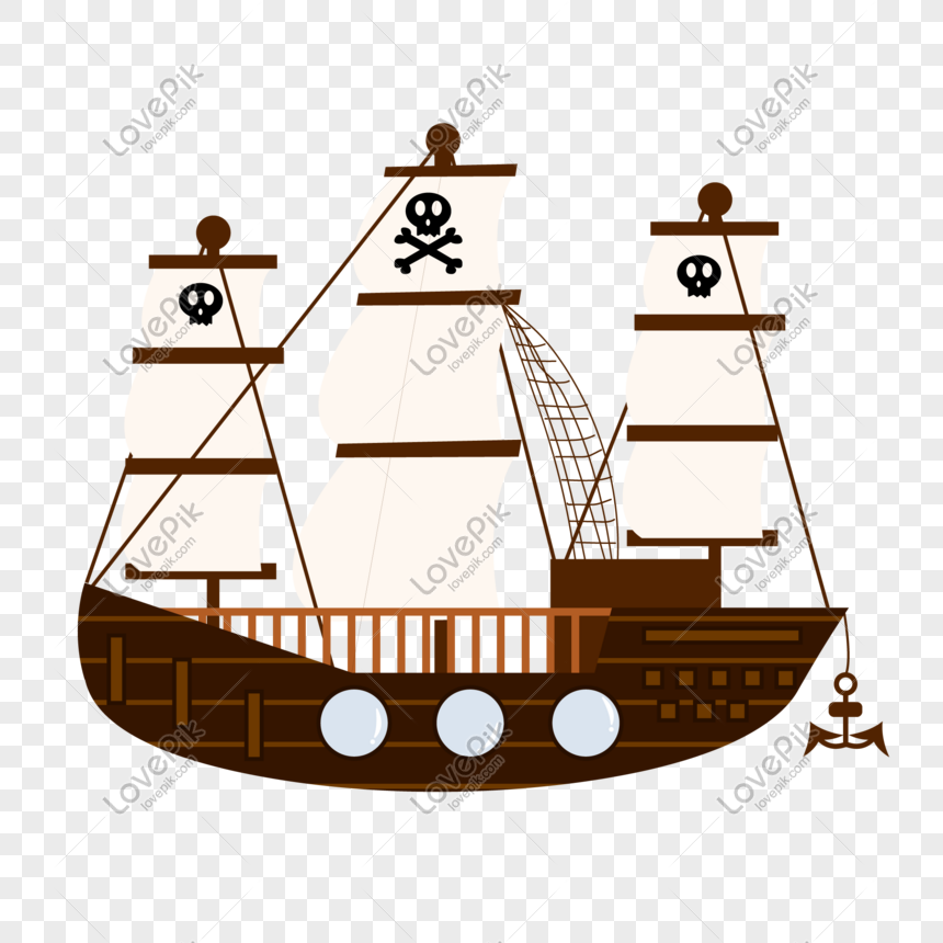 Cartoon Pirate Ship PNG Image And Clipart Image For Free Download - Lovepik  | 721632738