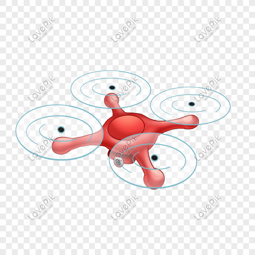 Cartoon Drone Comic Picture PNG Transparent Background Clipart Image Free Download - 726424220