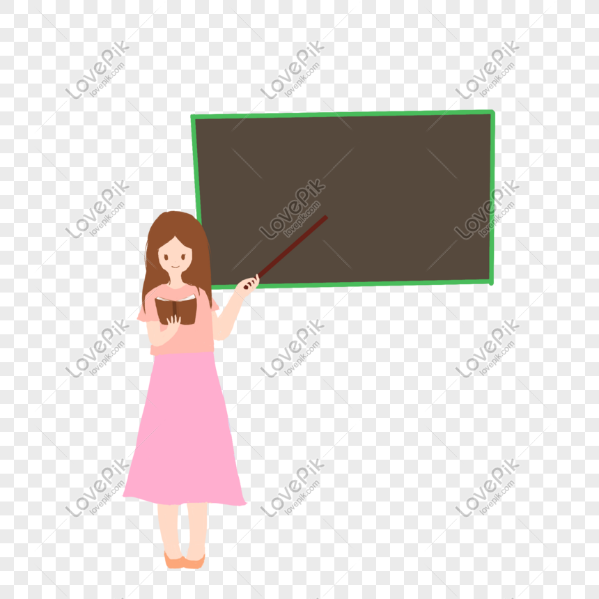 Cute Student Kids And Teachers Free Png Transparent Layer Materi ...