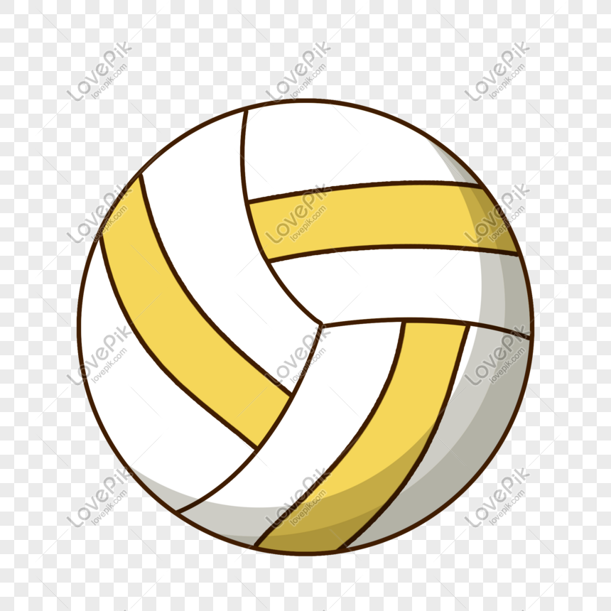 Free Volleyball Clipart Blue And Yellow