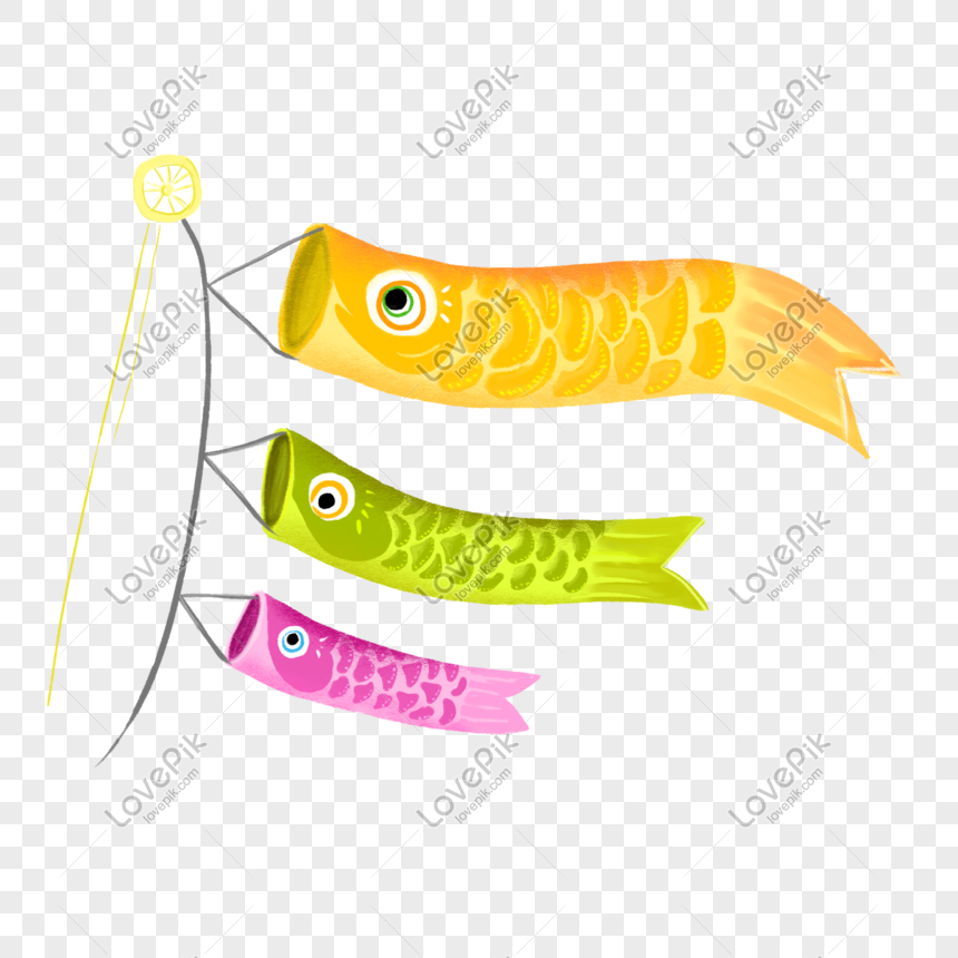 Simple Fresh Carp Banner Japan Travel Decorative Element Png Image Picture Free Download Lovepik Com