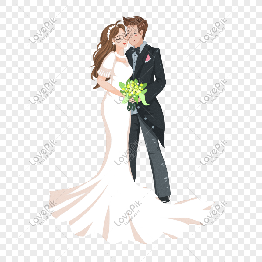 Cartoon Wedding Photo Vector Material PNG Image And Clipart Image For Free  Download - Lovepik | 728790268