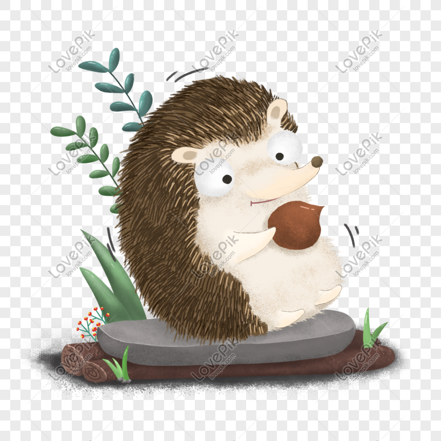 Vector Cartoon Colored Hedgehog Element PNG White Transparent And Clipart  Image For Free Download - Lovepik | 732478272