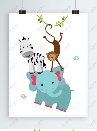 Elephant mother cartoon illustration illustration image_picture free  download 