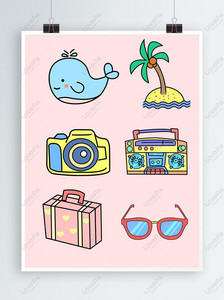 Seaside items seaside tourism, Seaside, summer, design png hd transparent image