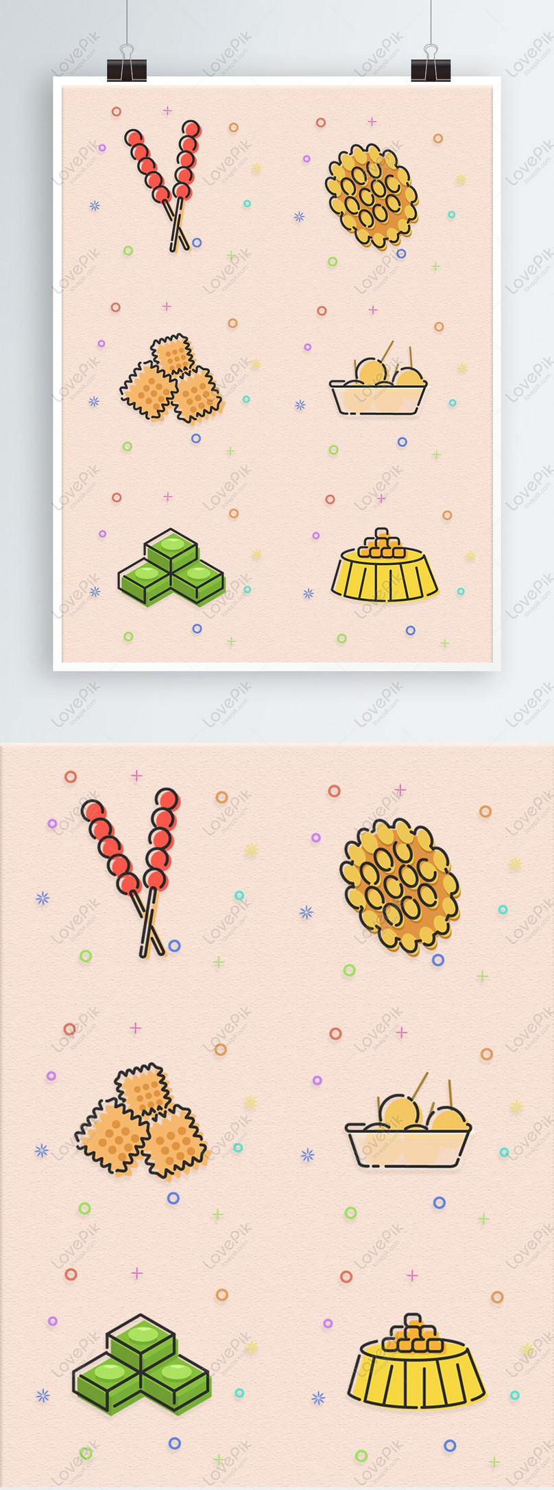 Những hình vẽ đồ ăn cute đơn giản - Những hình vẽ cute đơn giản đồ ăn