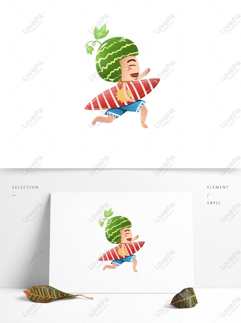 クールな手描きイラスト夏夏かわいいイラスト食べる少年サーフボードを抱えてイメージ グラフィックス Id Prf画像フォーマットpsd Jp Lovepik Com