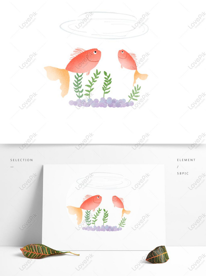 魚と水槽の魚と緑の芝生要素デザインイメージ グラフィックス Id Prf画像フォーマットpsd Jp Lovepik Com