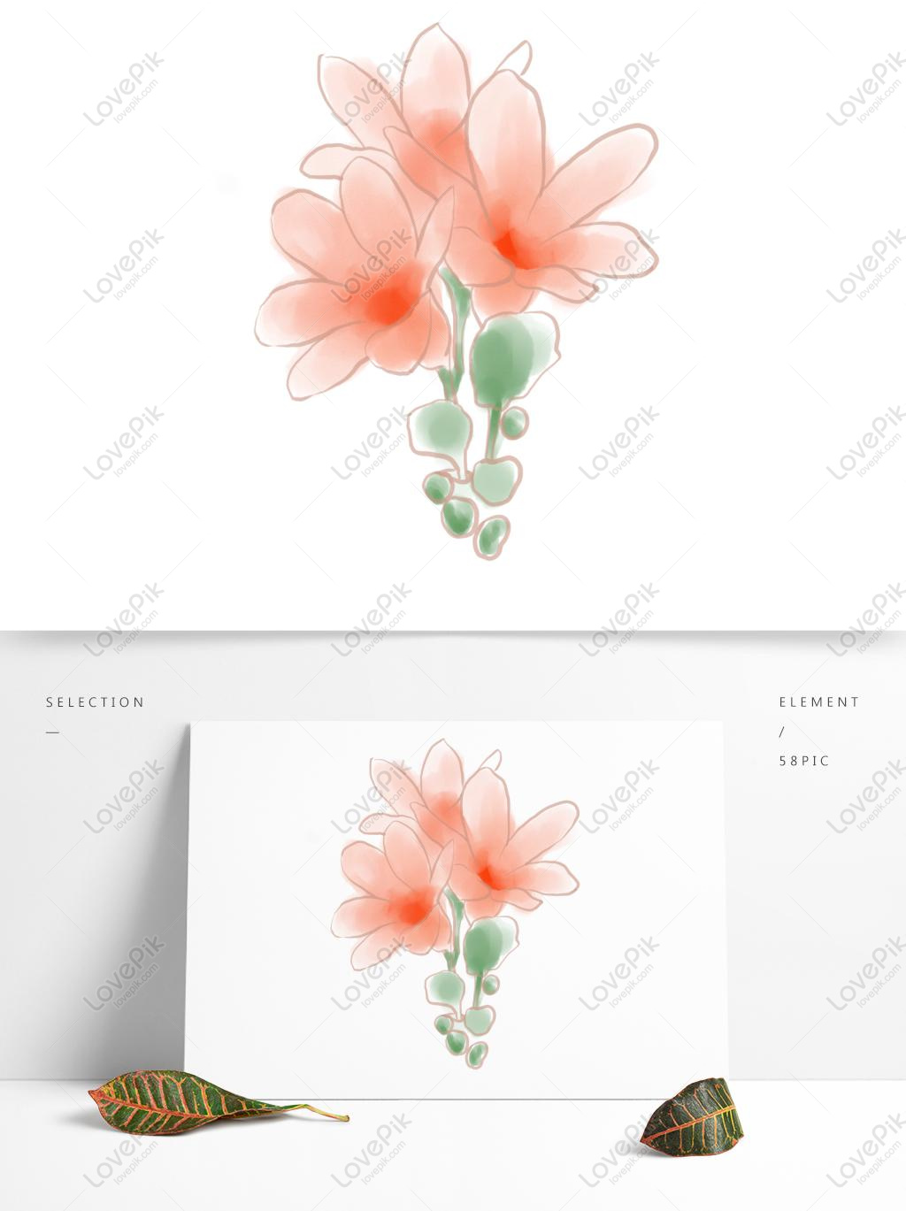 Three Flowers PNG Images With Transparent Background | Free ...
