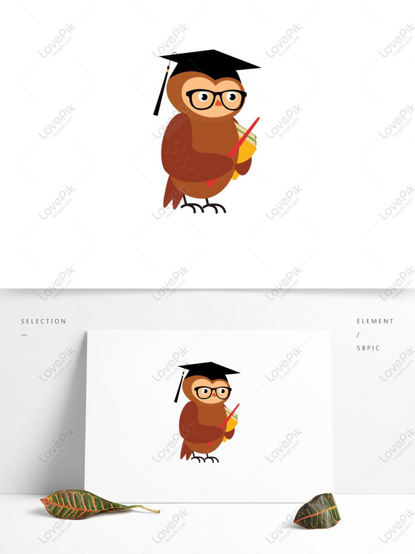 Owl Teacher Vector PNG Free Download AI images free download_1369 × 1024 px  - Lovepik