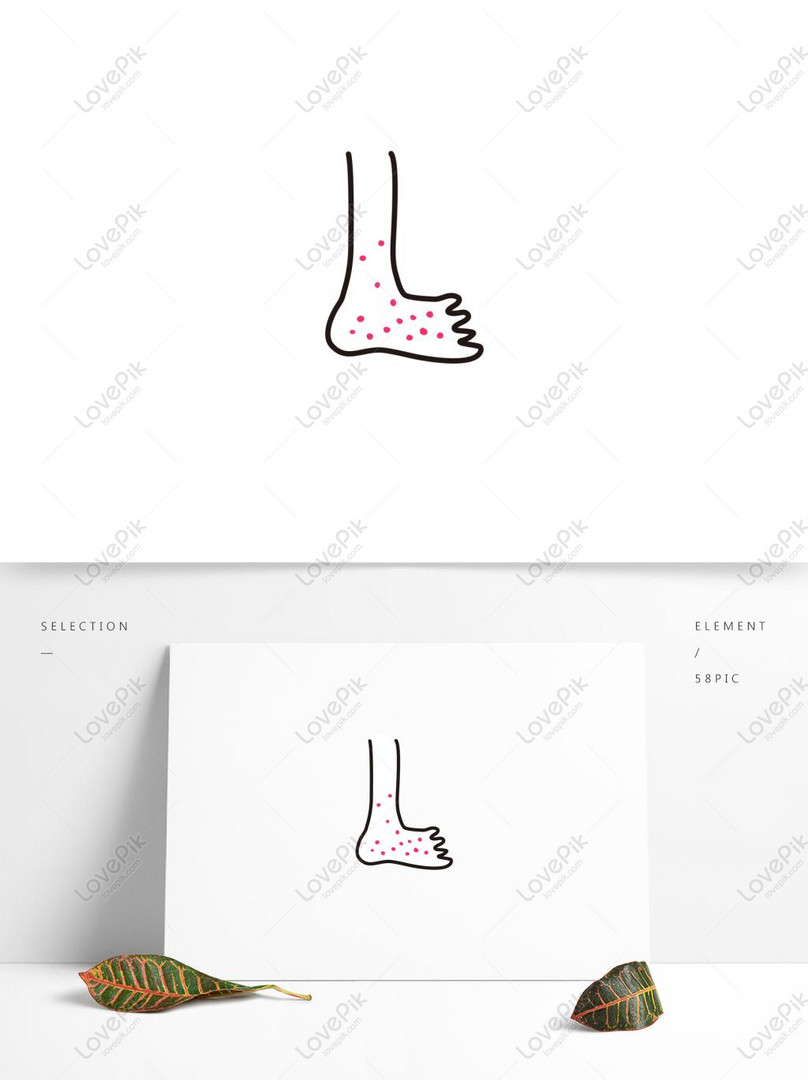 足と足の手描きイラスト漫画かわいい手足イメージ グラフィックス Id 画像フォーマットai Jp Lovepik Com