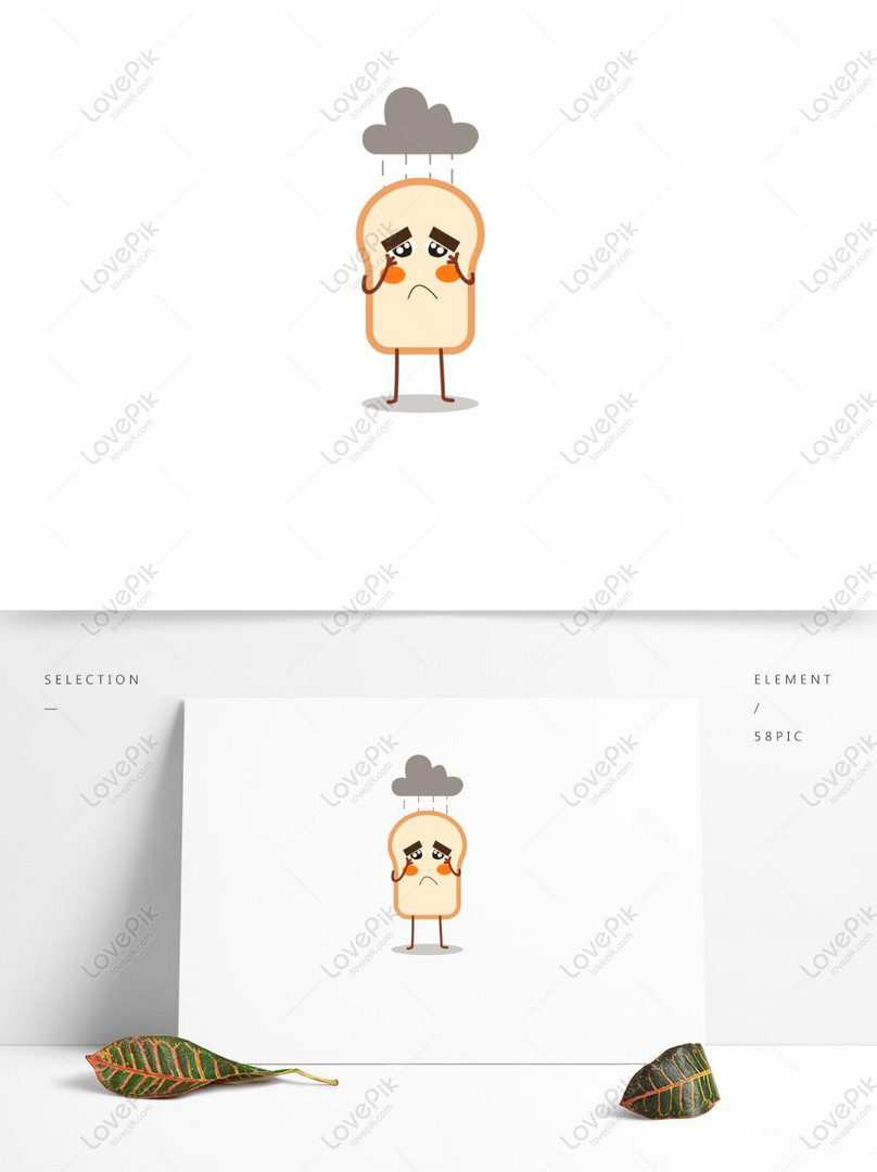 Hand Drawn Crying Bread Cartoon Man Vector PNG Transparent Background AI  images free download_1369 × 1024 px - Lovepik