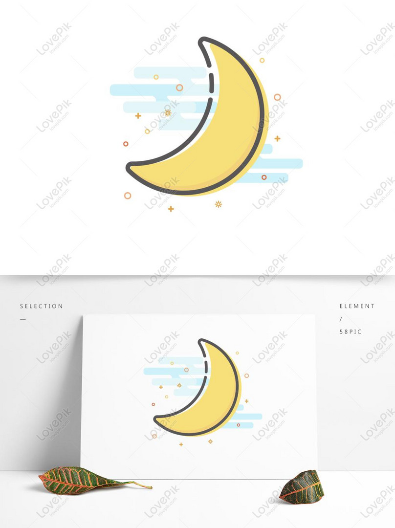 Moon Star Logo PNG Vector (AI) Free Download