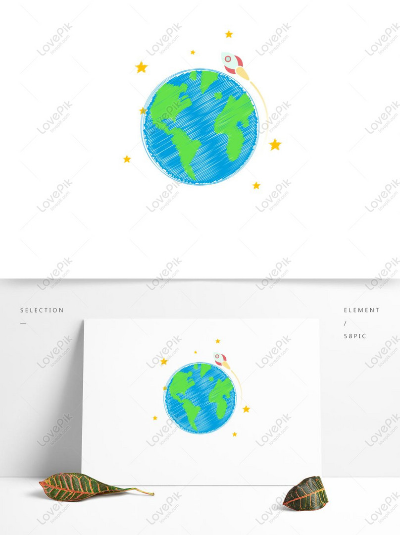 Vectơ miễn phí-Ngày Trái đất Sạch Trái đất Vẽ Các Yếu Tố Vector ...