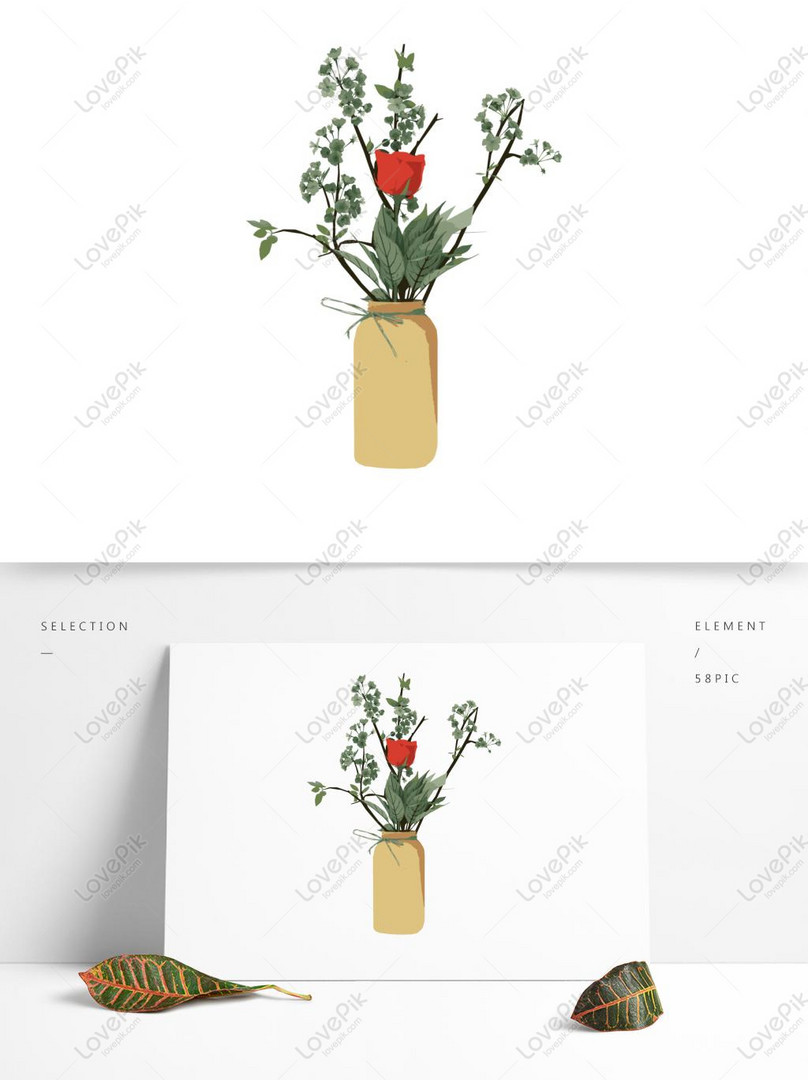 easy flower vase drawing - Clip Art Library