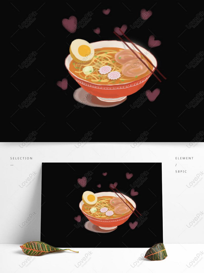 グルメ手描きの小さな新鮮なオリジナルイラストラーメンイメージ グラフィックス Id Prf画像フォーマットpsd Jp Lovepik Com