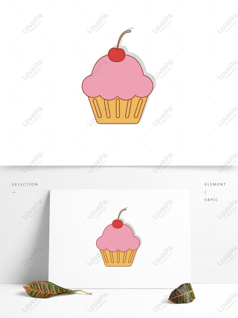 デザートチェリークリームケーキパターン装飾ベクトルイラストイメージ グラフィックス Id Prf画像フォーマットai Jp Lovepik Com