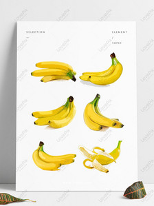 Banana vector transparent PNG - Similar PNG