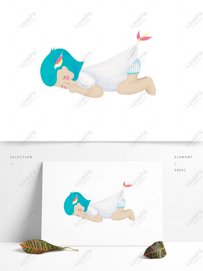 おやすみ女性の赤ちゃん手描きイラストイメージ グラフィックス Id Prf画像フォーマットpsd Jp Lovepik Com