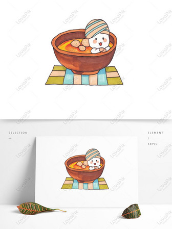 オリジナルの手描きイラスト食品とウサギのデザイン要素のクロワッサンイメージ グラフィックス Id Prf画像フォーマットpsd Jp Lovepik Com
