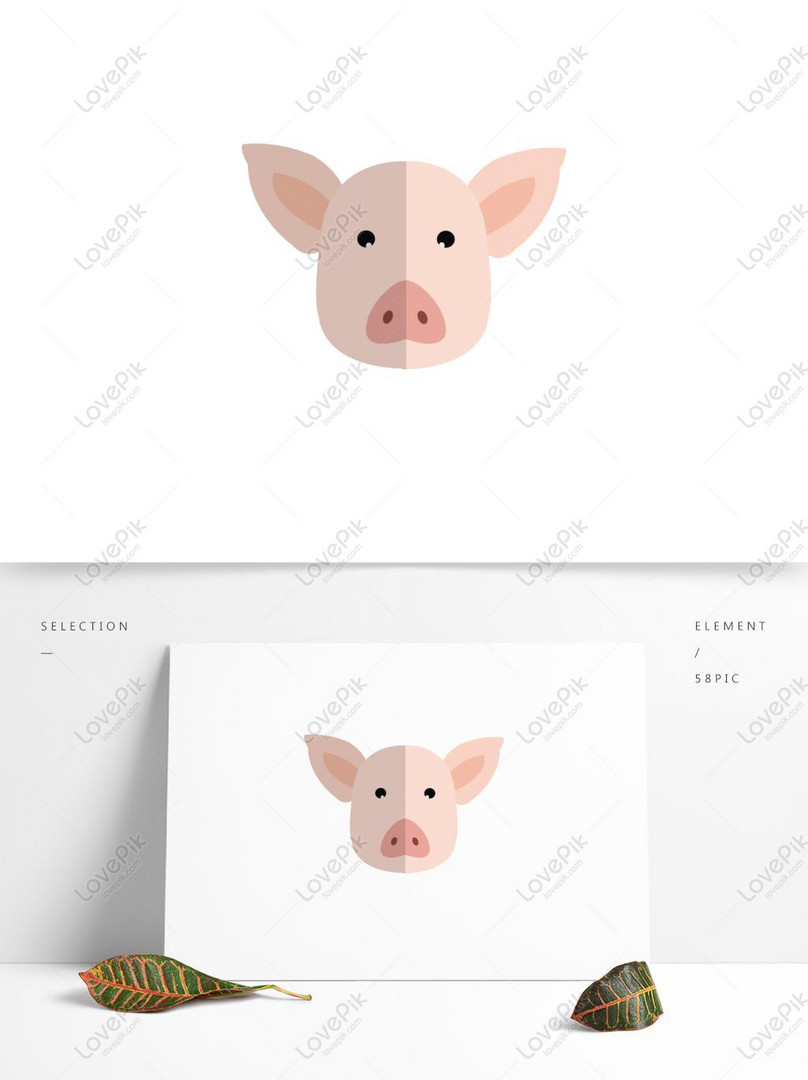 2019 Year Of The Pig, 12 Zodiac, Pig Cartoon Cute Avatar, Pig, Pig, Pig ...