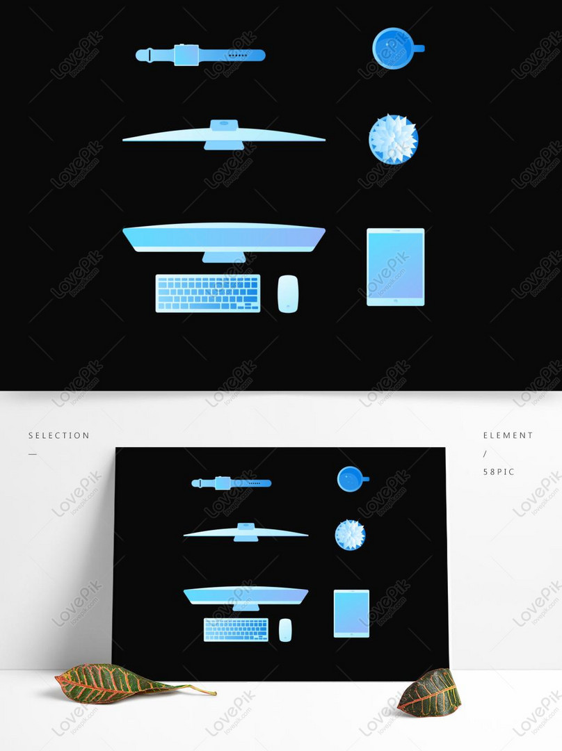 25d Apple Device Office Equipment Scene Top View PNG Free Download AI  images free download_1369 × 1024 px - Lovepik