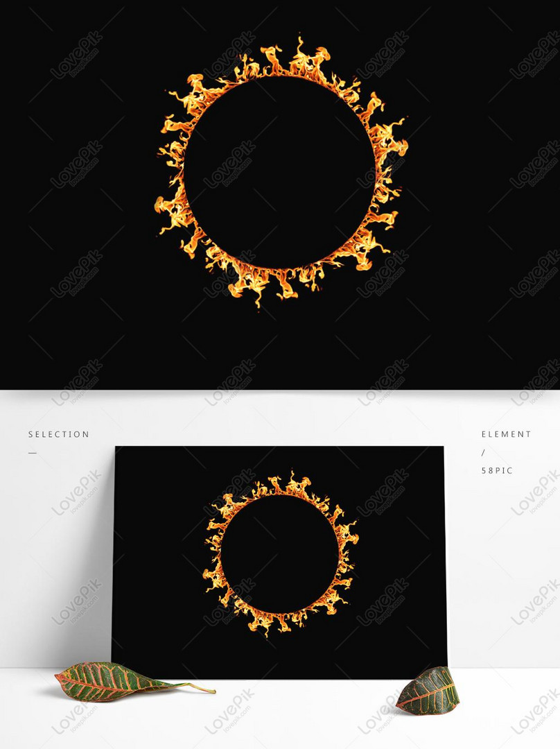 Flame Round Name Effect Border Cool Cool Commercial Elements PNG Image Free  Download PSD images free download_1369 × 1024 px - Lovepik