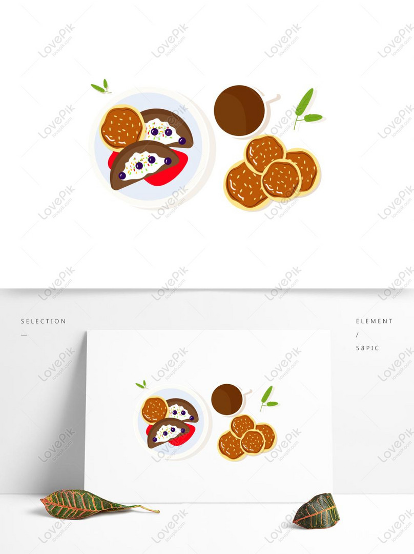 Desayuno Delicioso Diseño De Dibujos Animados PNG Imágenes Gratis - Lovepik