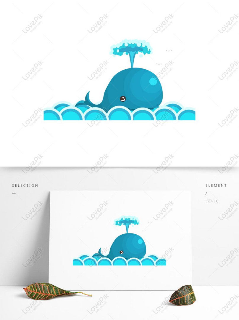 Cute Blue Cartoon Whale Water Jet Column For Commercial Elements Free PNG  PSD images free download_1369 × 1024 px - Lovepik