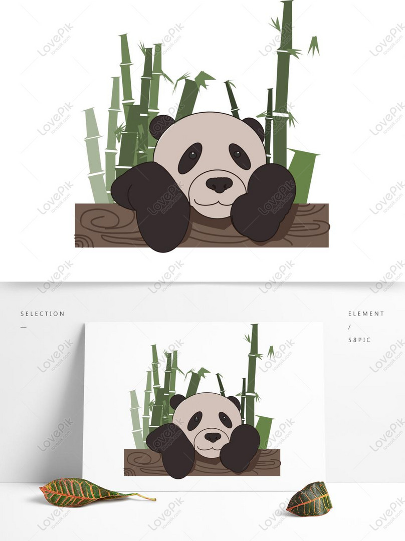 Gambar Dekoratif Hewan Panda - Gambar Dekoratif