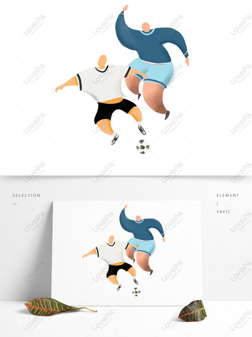 Hand Drawn Cartoon Abstract Art Strong Athlete Playing Soccer PNG Picture  PSD images free download_1369 × 1024 px - Lovepik