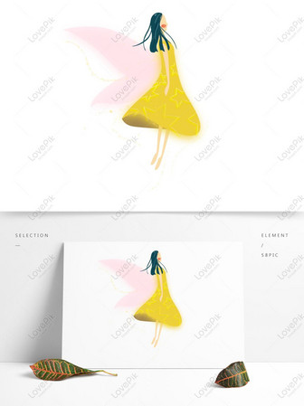 Hand Drawn Cute Cartoon Spring Flower Elf PNG Image PSD images free  download_1369 × 1024 px - Lovepik