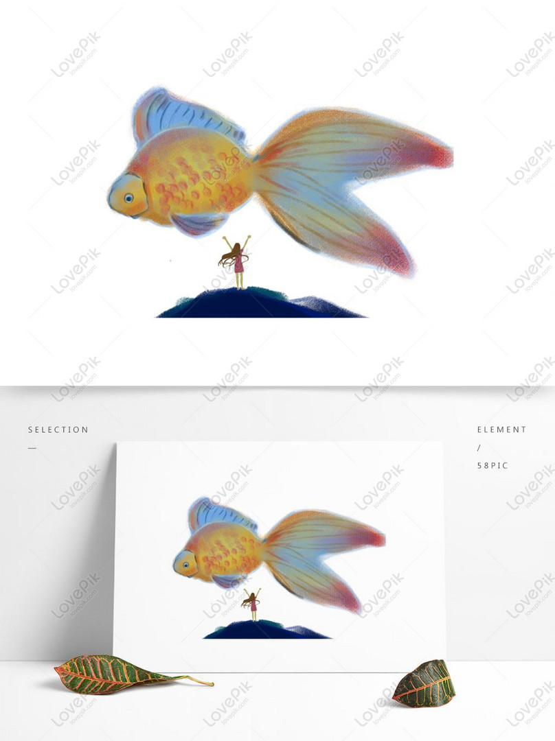 Gambar Dekoratif Ikan Mas - Gambar Dekoratif