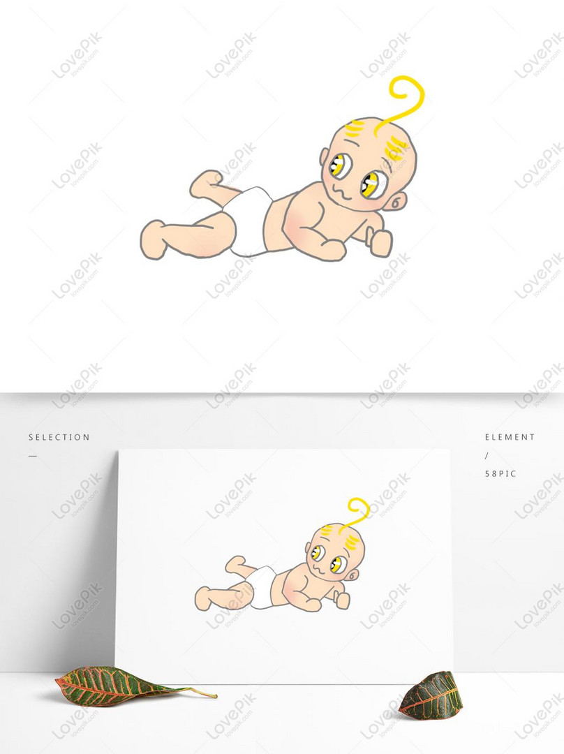 Baby Doll Cute Cartoon Hand Drawn Kids Elements PNG Transparent Background  PSD images free download_1369 × 1024 px - Lovepik
