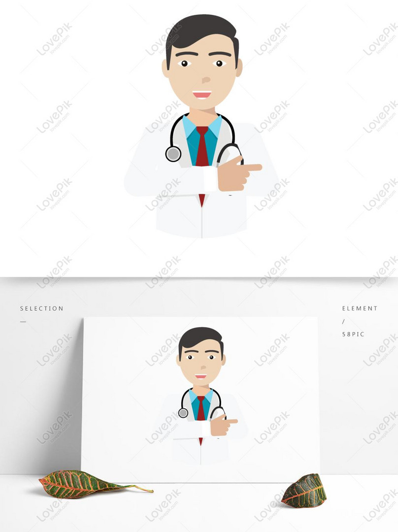 Photo de Élément Original De Médecin De Sexe Masculin De Dessin Animé Des,  docteur, dessin animé, blanc Graphique images free download - Lovepik |  732344065