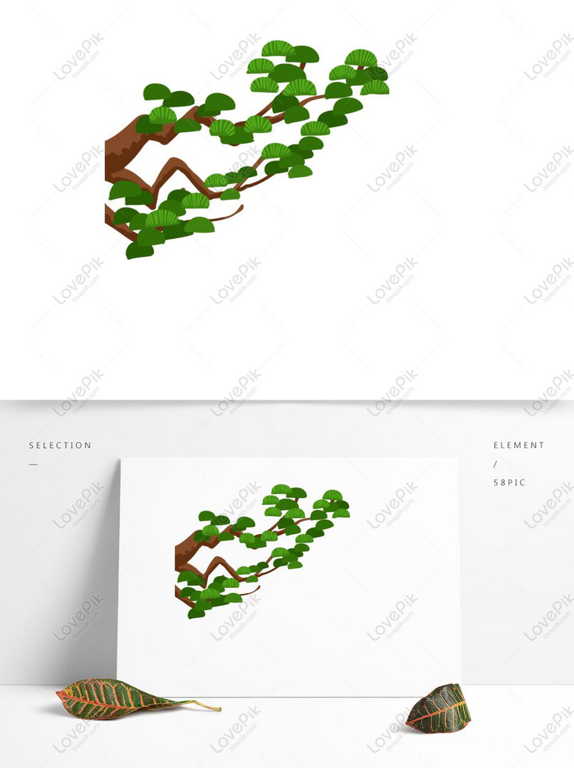 手描き松の枝木イラスト商業要素イメージ グラフィックス Id Prf画像フォーマットpsd Jp Lovepik Com