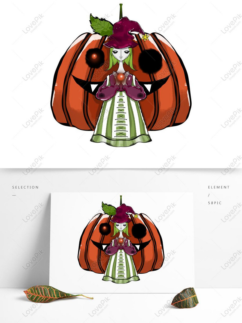 Desenho De Halloween Mão Desenhada Elementos De Abóbora De Horro PNG  Imagens Gratuitas Para Download - Lovepik