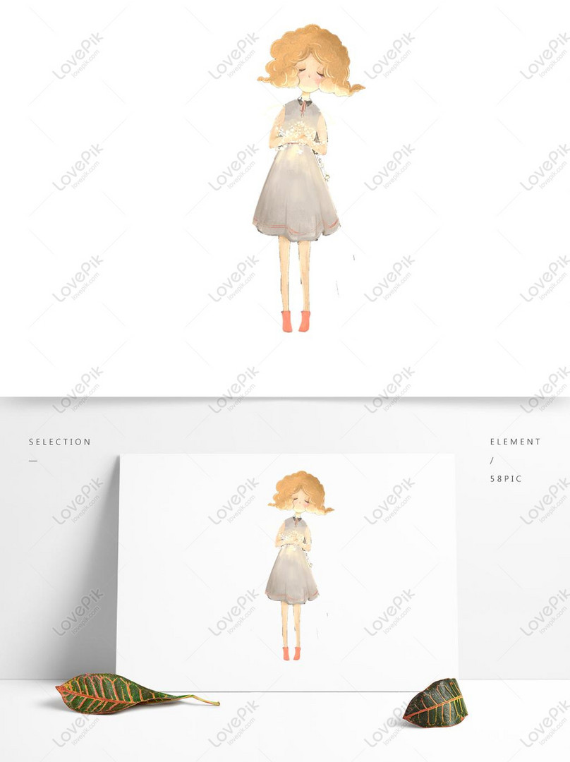 Cartoon Cute Girl Praying For Commercial Elements PNG Hd Transparent Image  PSD images free download_1369 × 1024 px - Lovepik