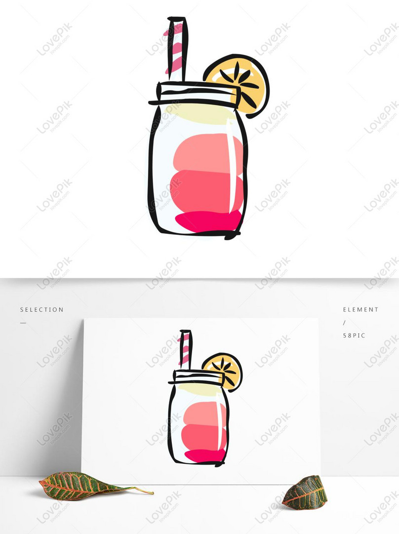 Bebidas De Dibujos Animados Lindo Elementos Dibujados A Mano Ele PNG  Imágenes Gratis - Lovepik
