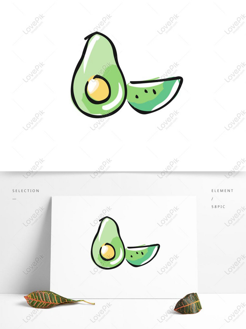 Trong ảnh này, chúng ta sẽ được chiêm ngưỡng một hình vẽ đáng yêu về trái avocado. Vẽ bằng tay, hình minh họa này sẽ khiến bạn thích thú.
