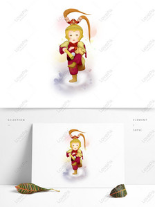 Monkey King of the Journey to the West, Journey to the West, Sun Wukong, Qitian Dasheng png hd transparent image
