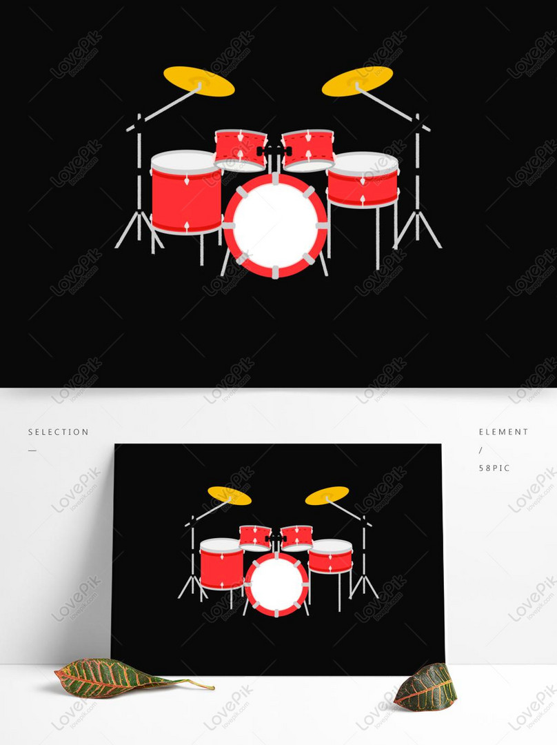 手描き風かわいい漫画音楽祭楽器ドラム要素イメージ グラフィックス Id Prf画像フォーマットpsd Jp Lovepik Com
