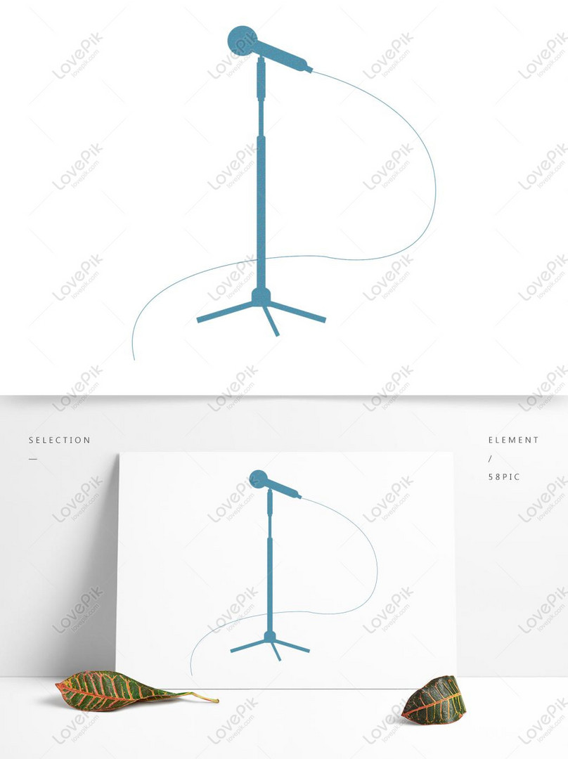 Умеренный материал силуэта микрофона изображение_Фото номер 732425873_AI  Формат изображения_ru.lovepik.com