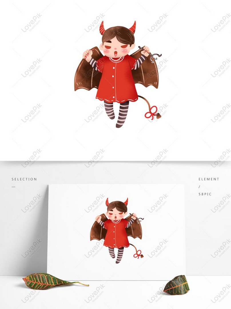 Cute Little Vampire For Halloween Decoration PNG Image Free Download PSD  images free download_1369 × 1024 px - Lovepik