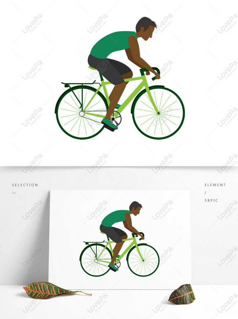 浅黒い肌の男性の若い選手と手描きのサイクリストイメージ グラフィックス Id Prf画像フォーマットai Jp Lovepik Com